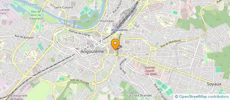 localisation de l'entreprise NOOR à ANGOULEME