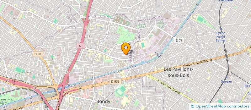 localisation de l'entreprise NOOR  BONDY