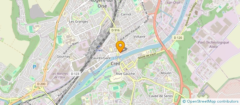 localisation de l'entreprise NOOR CREIL  CREIL