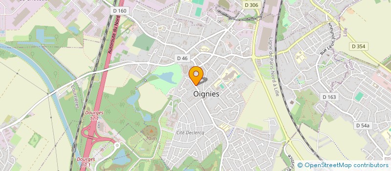 localisation de l'entreprise NOOR D'ESPOIR  OIGNIES