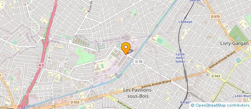 localisation de l'entreprise NOOR FACTORY  LES PAVILLONS-SOUS-BOIS