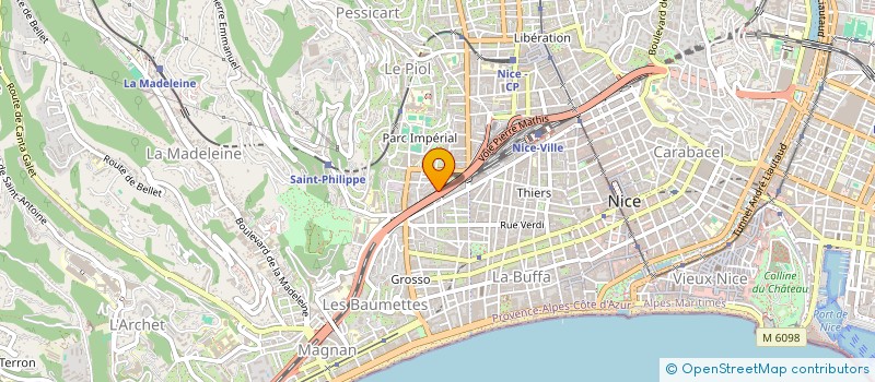 localisation de l'entreprise NOOR IMMO à NICE