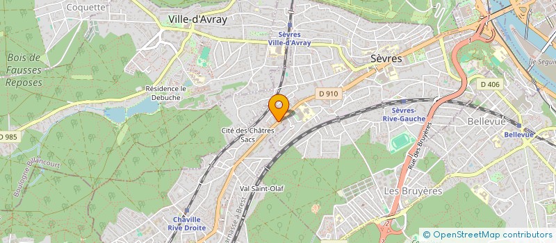 localisation de l'entreprise NOOR TAXI à CHAVILLE