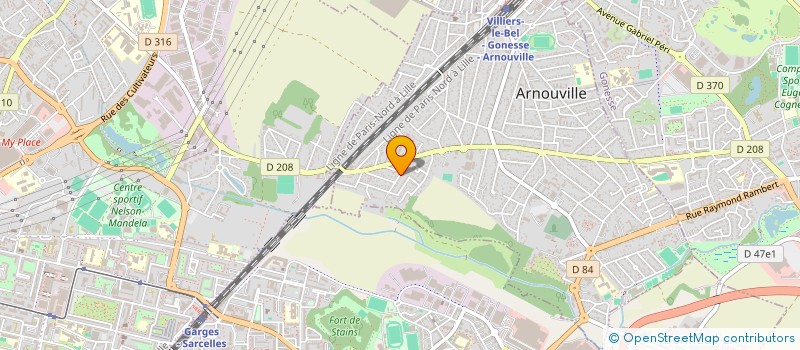 localisation de l'entreprise NOORAFIA  ARNOUVILLE