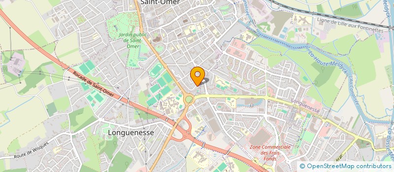 localisation de l'entreprise NOORD BATI à SAINT-OMER