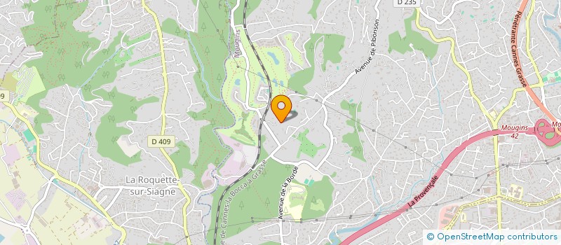localisation de l'entreprise NOORFRA à MOUGINS