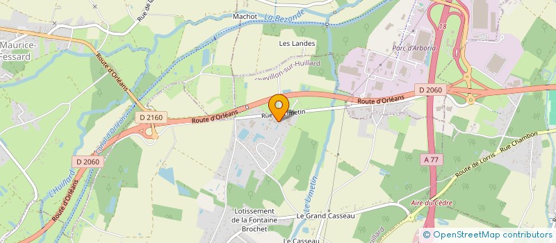 localisation de l'entreprise NOORIMMO à CHEVILLON-SUR-HUILLARD