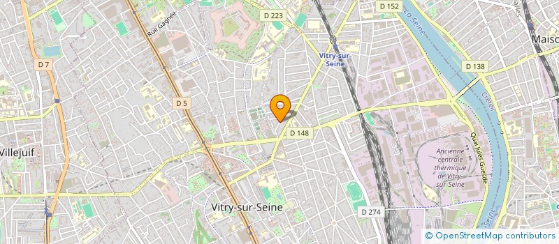 localisation de l'entreprise NOOS à VITRY-SUR-SEINE