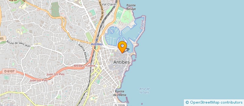 localisation de l'entreprise NOOSA à ANTIBES