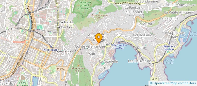 localisation de l'entreprise NOOSPHERE à VILLEFRANCHE-SUR-MER