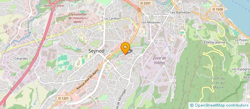 localisation de l'entreprise NOOSPHERIA à ANNECY