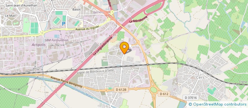 localisation de l'entreprise NOOTKA à VILLENEUVE-LES-BEZIERS