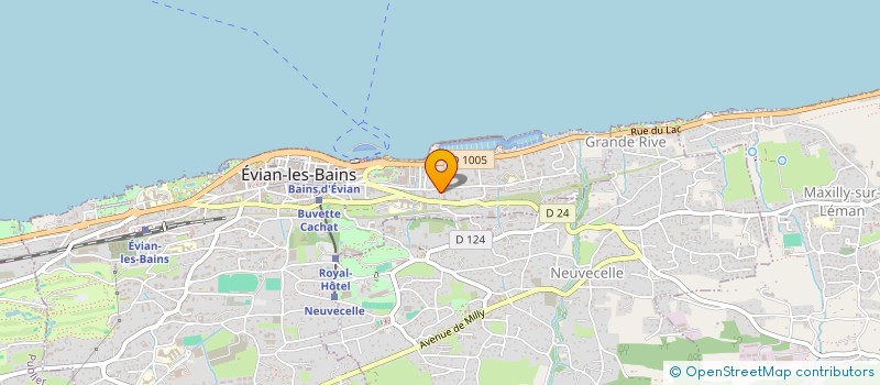 localisation de l'entreprise NOOV  EVIAN-LES-BAINS