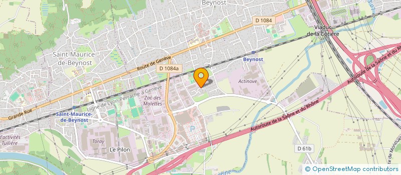 localisation de l'entreprise NOPHEA  BEYNOST