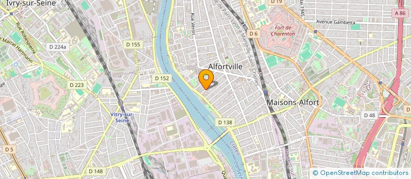 localisation de l'entreprise NOPHELIA à ALFORTVILLE