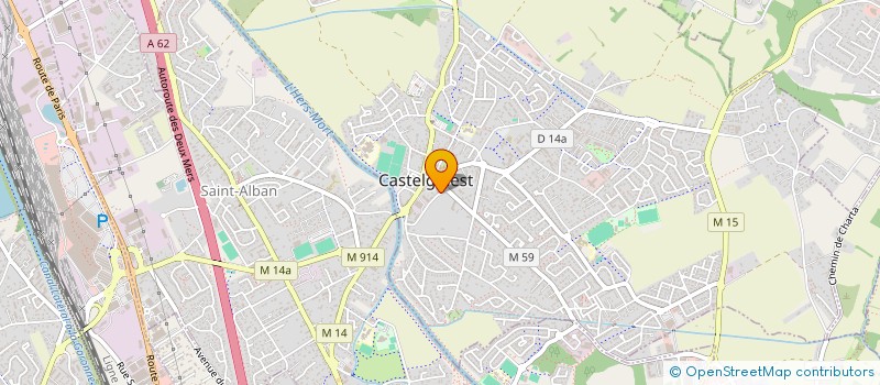 localisation de l'entreprise NOPHIL  CASTELGINEST