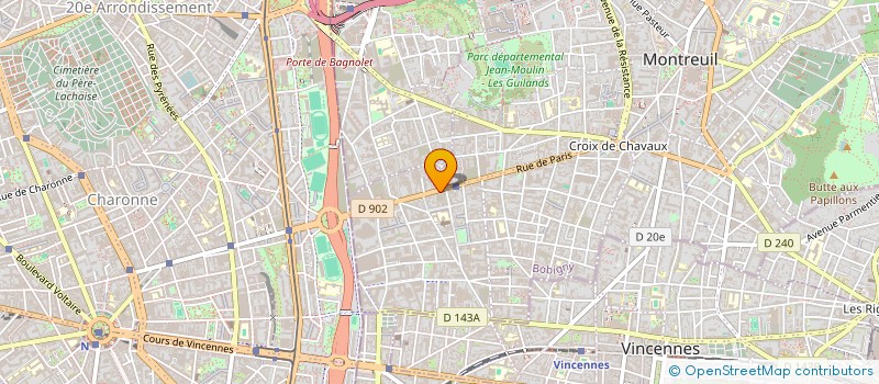 localisation de l'entreprise NOR à MONTREUIL