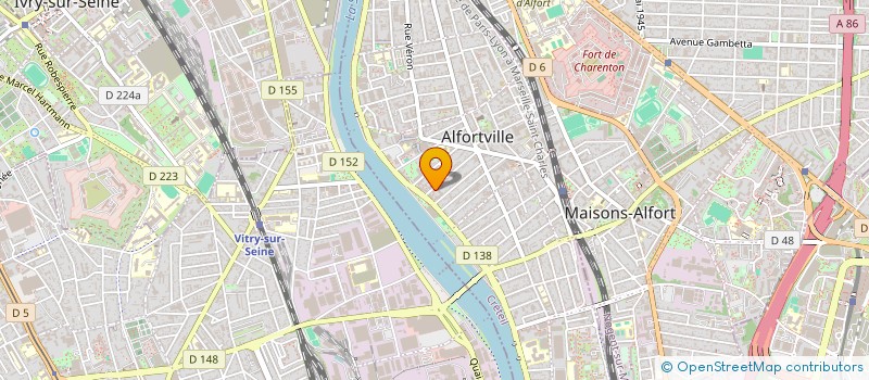 localisation de l'entreprise NOR AREV à ALFORTVILLE