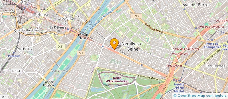 localisation de l'entreprise NOR WEST ELECTRIQUE à NEUILLY-SUR-SEINE