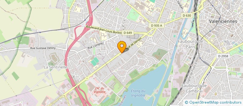 localisation de l'entreprise NORA  VALENCIENNES