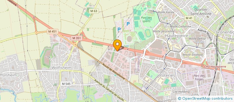 localisation de l'entreprise NORA  ECKBOLSHEIM