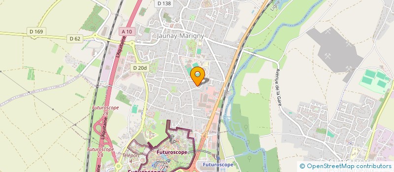 localisation de l'entreprise NORA  JAUNAY-MARIGNY