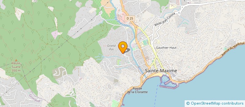 localisation de l'entreprise NORA à SAINTE-MAXIME