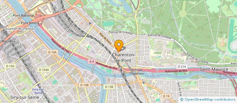localisation de l'entreprise NORA BEAUTE à CHARENTON-LE-PONT