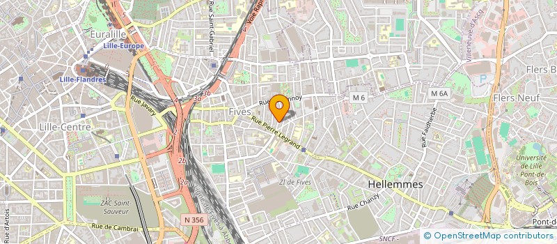 localisation de l'entreprise NORA FEYS à LILLE