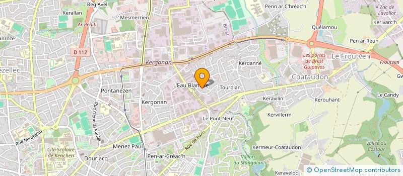 localisation de l'entreprise NORAB INVEST  GUIPAVAS