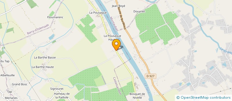 localisation de l'entreprise NORAC'ION  ALBEFEUILLE-LAGARDE