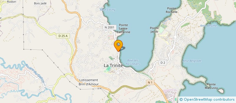 localisation de l'entreprise NORADOM FORMATION à LA TRINITE