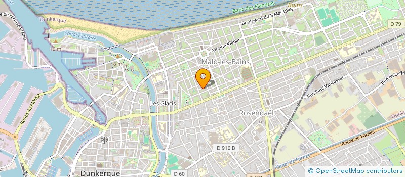 localisation de l'entreprise NORAGRO à DUNKERQUE