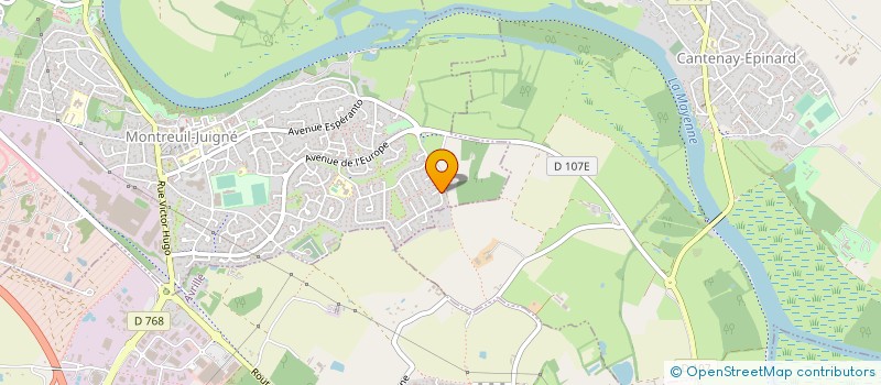 localisation de l'entreprise NORAL RENOV  MONTREUIL-JUIGNE