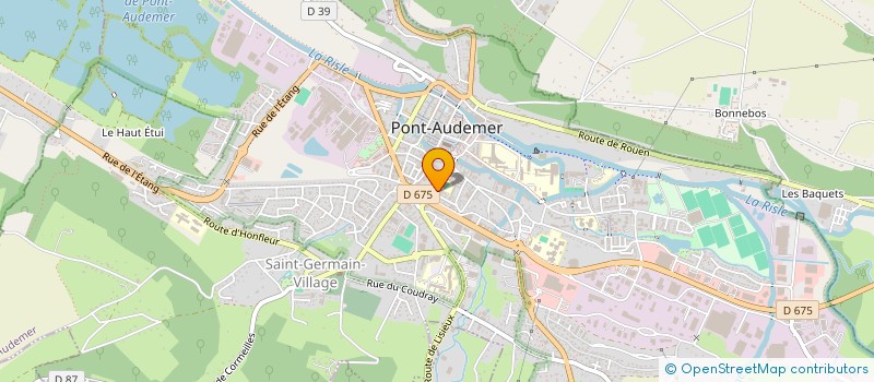 localisation de l'entreprise NORALEX à PONT-AUDEMER