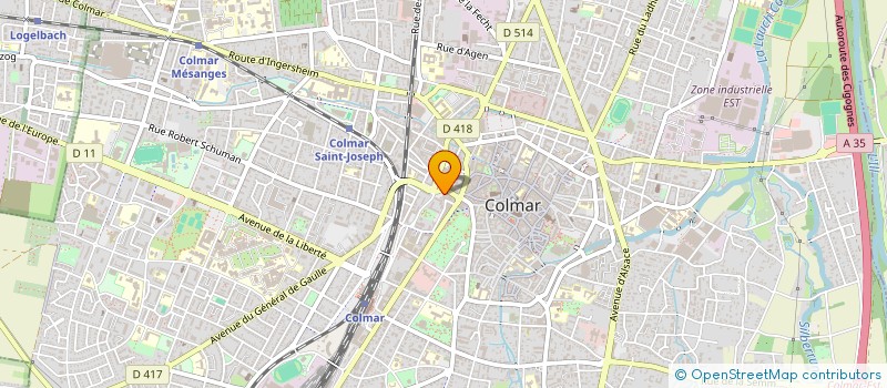 localisation de l'entreprise NORALIA14 à COLMAR