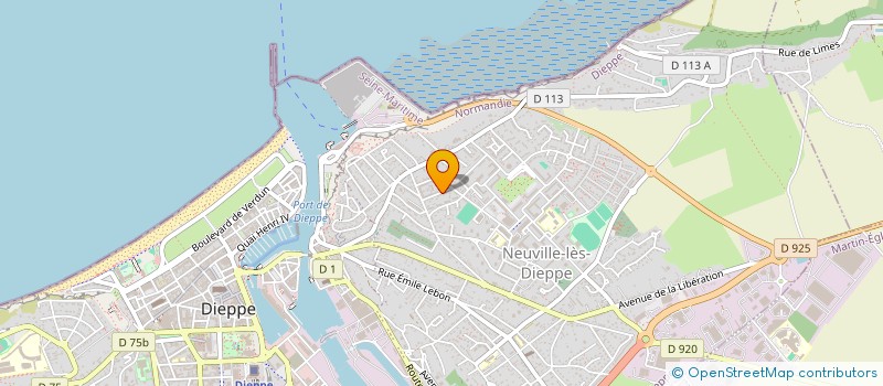 localisation de l'entreprise NORALIAM à DIEPPE