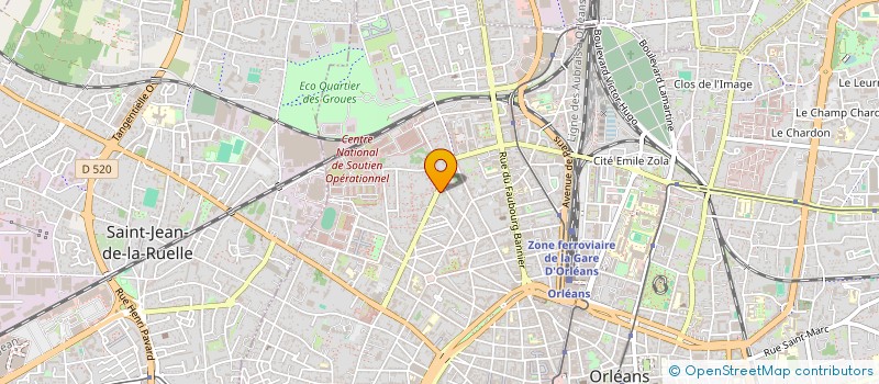 localisation de l'entreprise NORALIM à ORLEANS