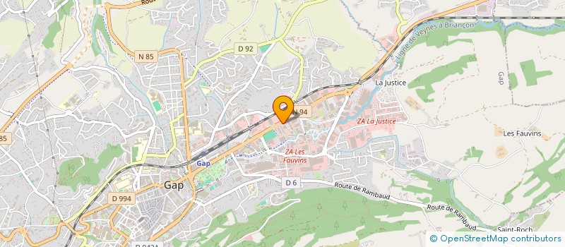 localisation de l'entreprise NORALP  GAP