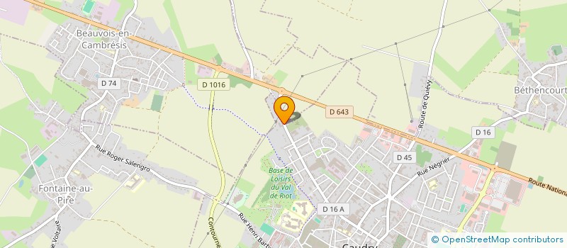 localisation de l'entreprise NORAMA IMPORT à CAUDRY