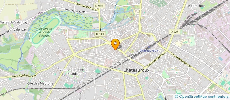 localisation de l'entreprise NORARD à CHATEAUROUX