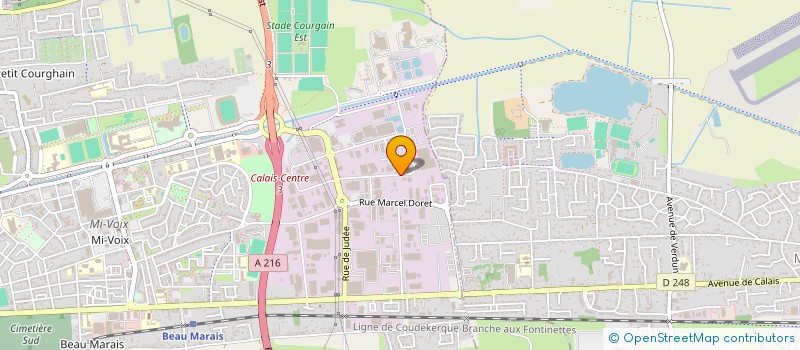 localisation de l'entreprise NORASEB LOCATIONS  CALAIS