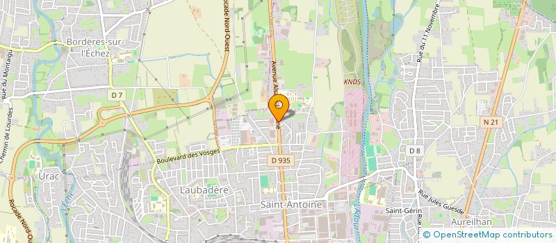 localisation de l'entreprise NORASUD à TARBES