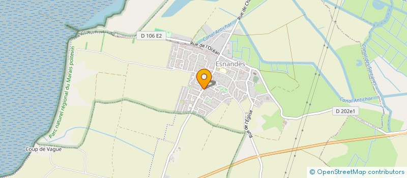 localisation de l'entreprise NORATRADE à ESNANDES