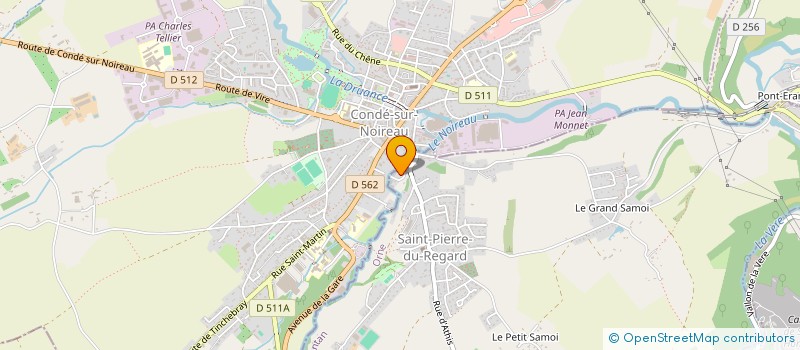 localisation de l'entreprise NORAUTOREG à SAINT-PIERRE-DU-REGARD