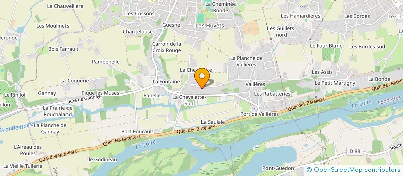 localisation de l'entreprise NORAYM à FONDETTES