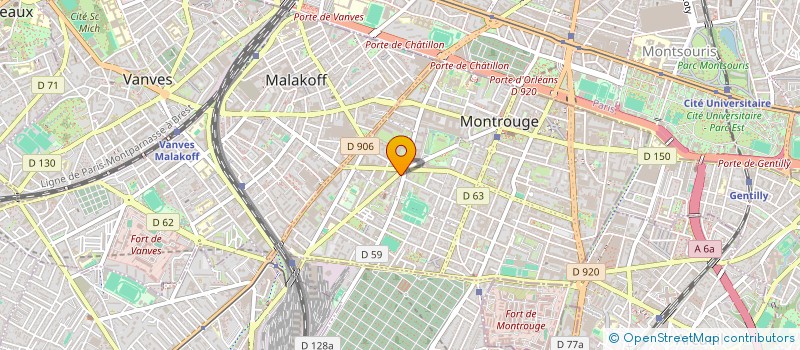 localisation de l'entreprise NORAYOUSSEF  MONTROUGE