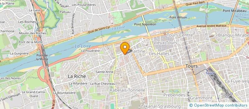 localisation de l'entreprise NORAZTEL à TOURS