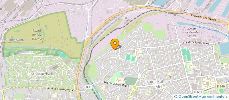 localisation de l'entreprise NORAZUR à DUNKERQUE