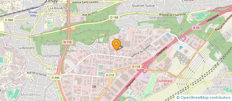 localisation de l'entreprise NORBA ILE DE FRANCE SUD  VILLEBON-SUR-YVETTE